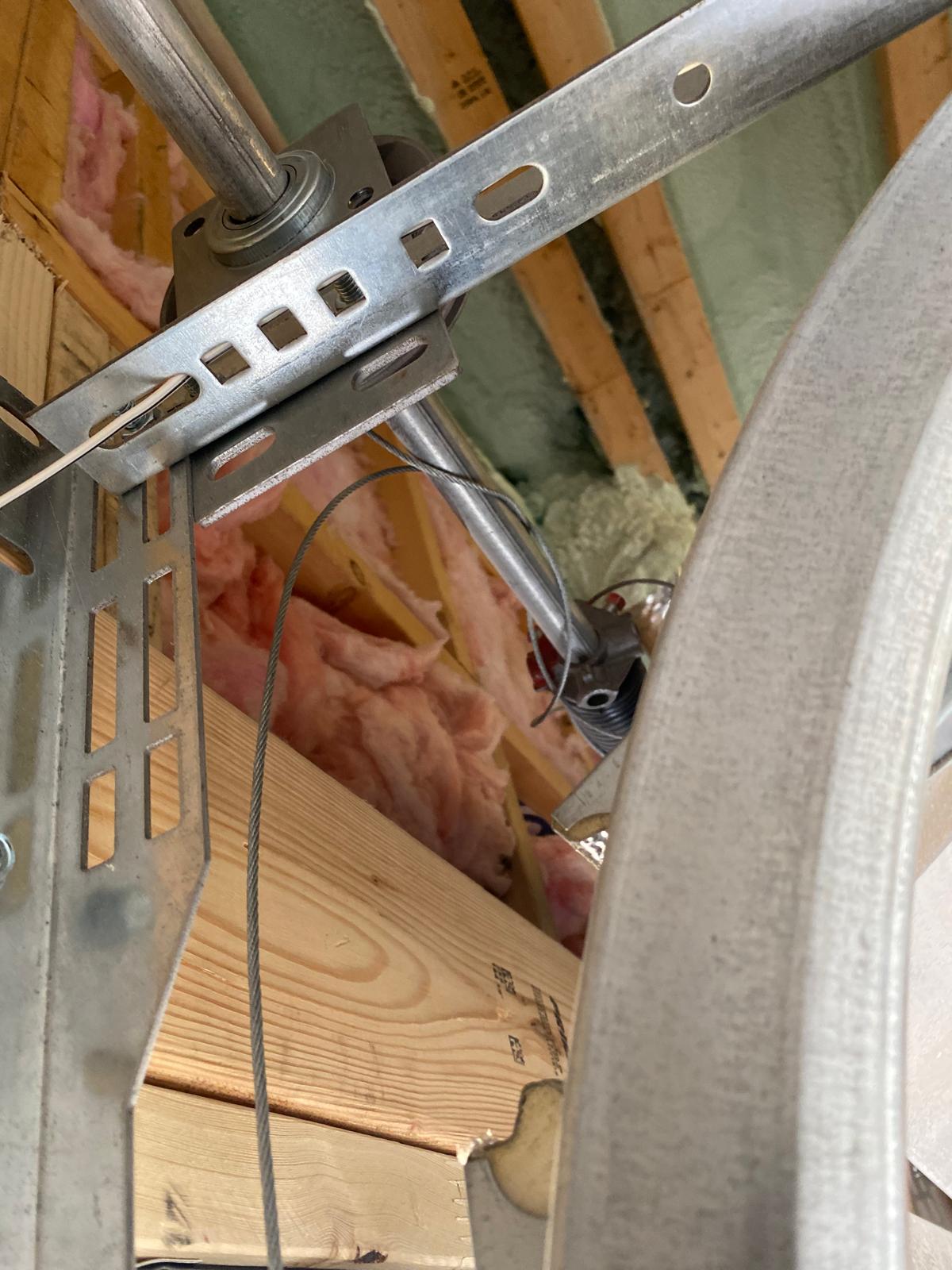 Cable off drum — LTA Garage Doors